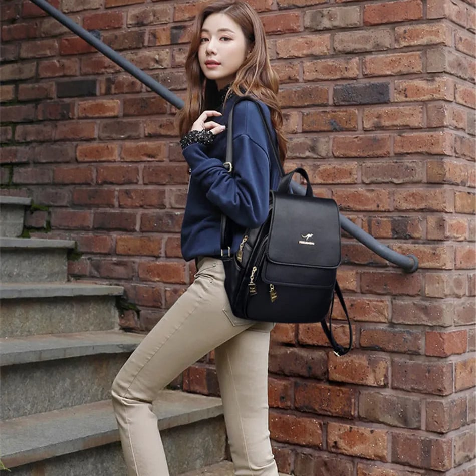 Rucsac dama Adelina GT968, model negru - 1 | YEO