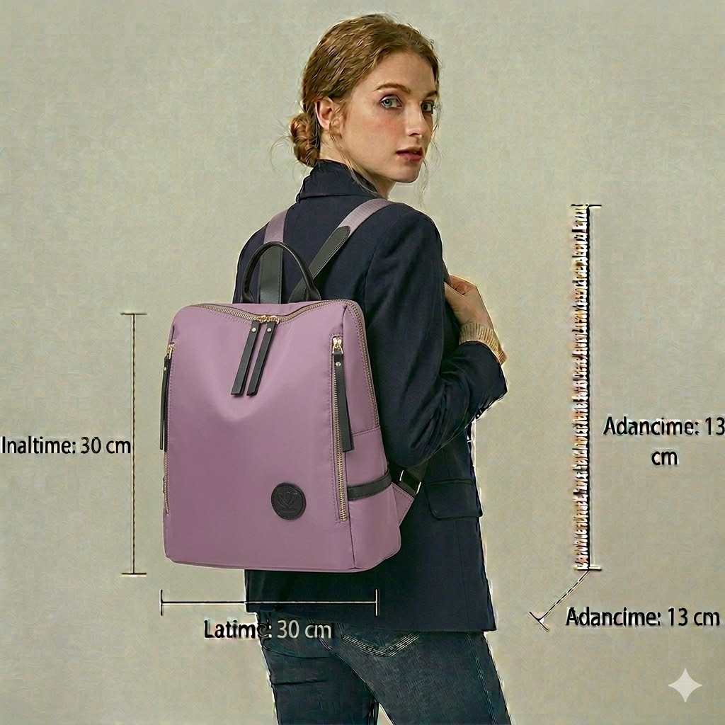 Rucsac dama Cataleya, GT1922, model mov - imagine 2