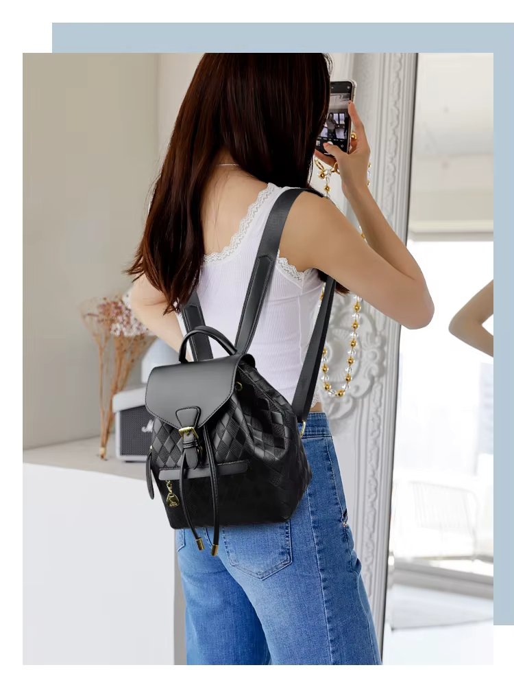 Rucsac dama, Elunara GT3609, Negru - 1 | YEO