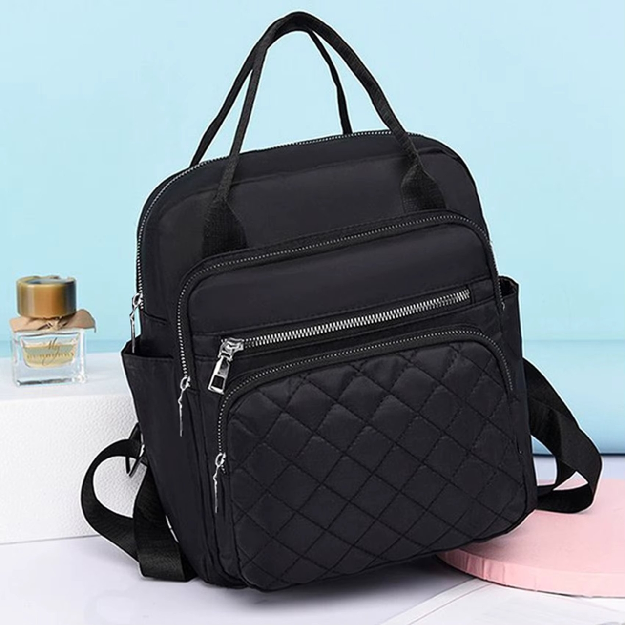 Rucsac dama, Elvina GT3704, Negru