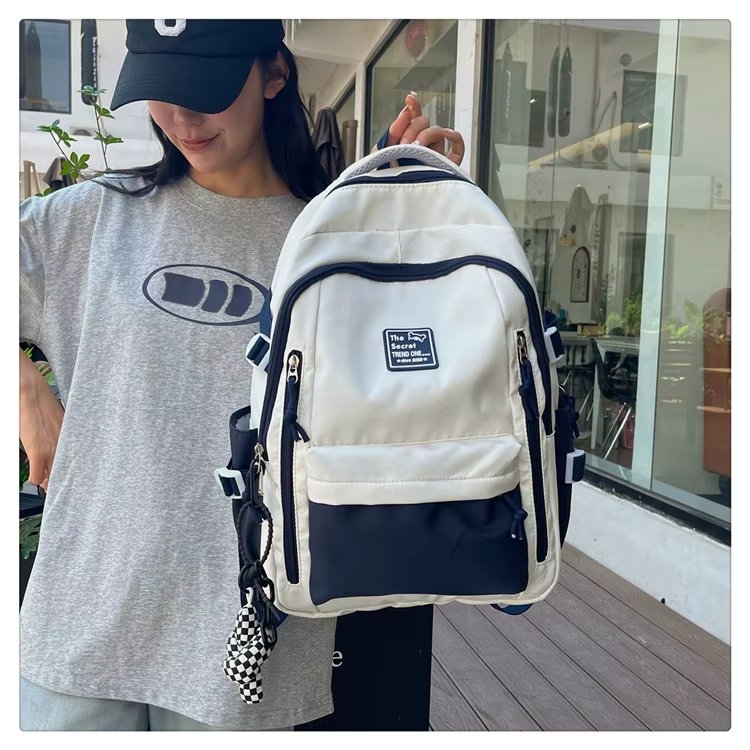 Rucsac dama, Renaya GT3711, Albastru/Alb - 1 | YEO