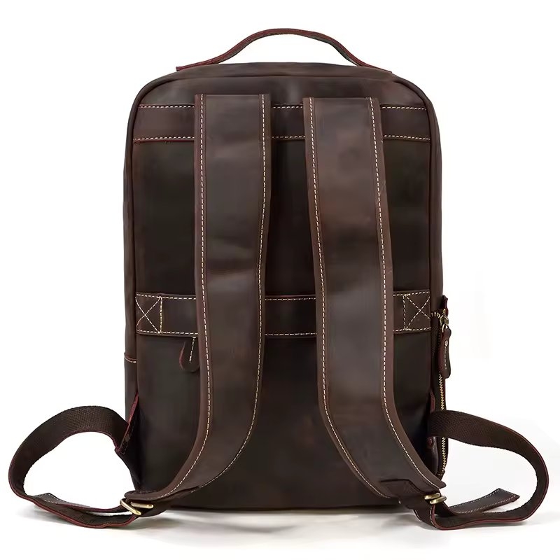 Rucsac pentru barbati, Orion GT3322, piele naturala, Cognac