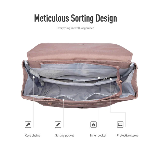 Rucsac unisex, Harper GT2337, Roz - 2 | YEO