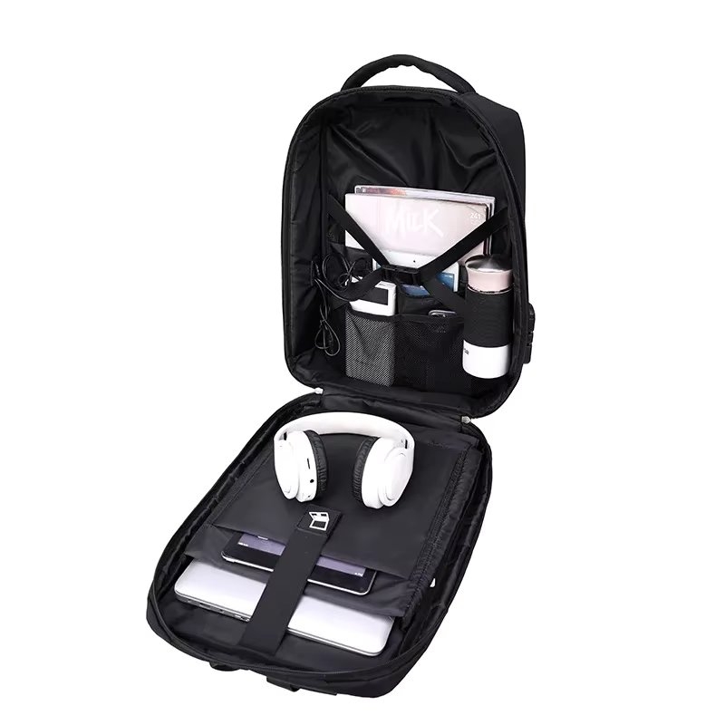 Rucsac unisex, Lorcan GT3749, port USB, Rosu