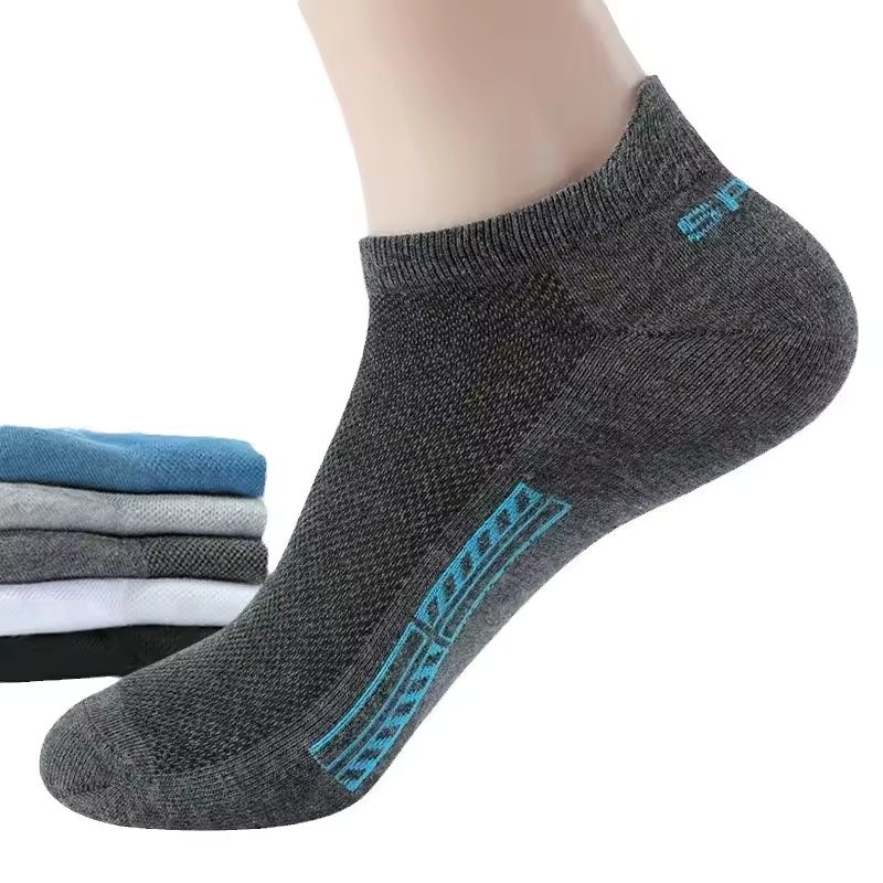 Set 5 perechi de sosete pentru barbati, SS018, Negru, marime universala (39-42)