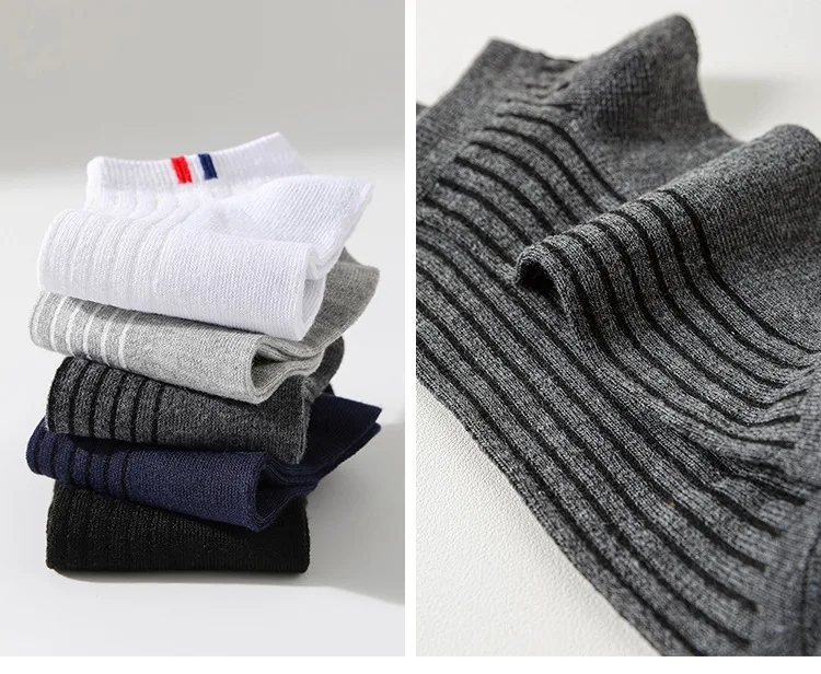 Set 5 perechi de sosete pentru barbati, SS222, multicolor, marime universala (39-42)