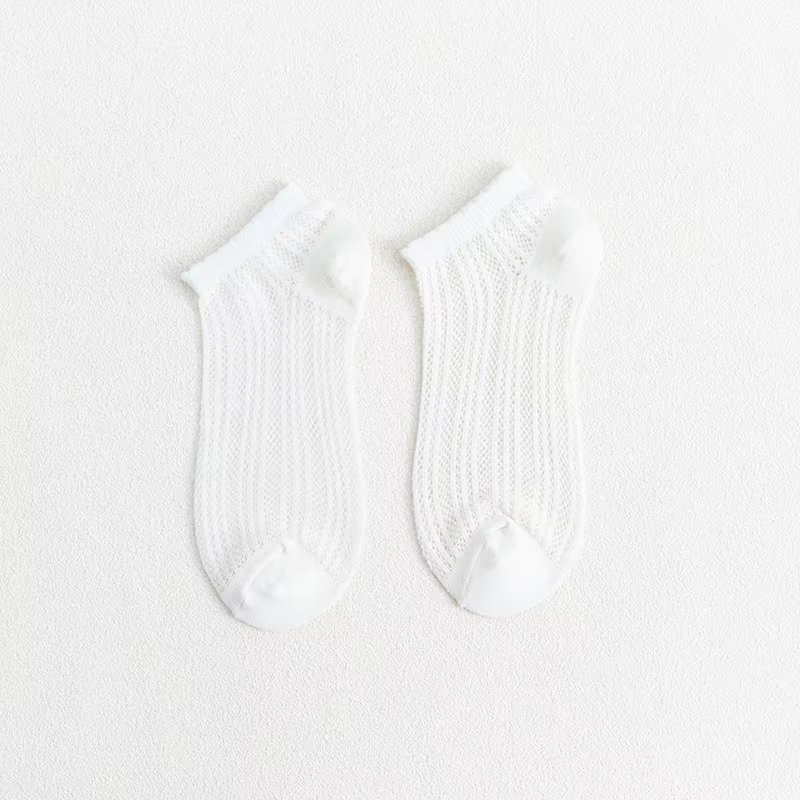 Sosete pentru dama, SS245, Alb, marime universala (35-39)
