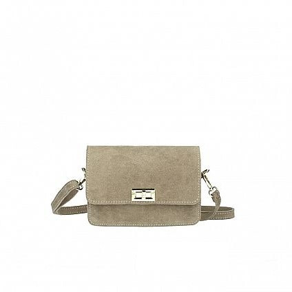 Geanta dama Delis, Shana GT2665, piele intoarsa, Taupe