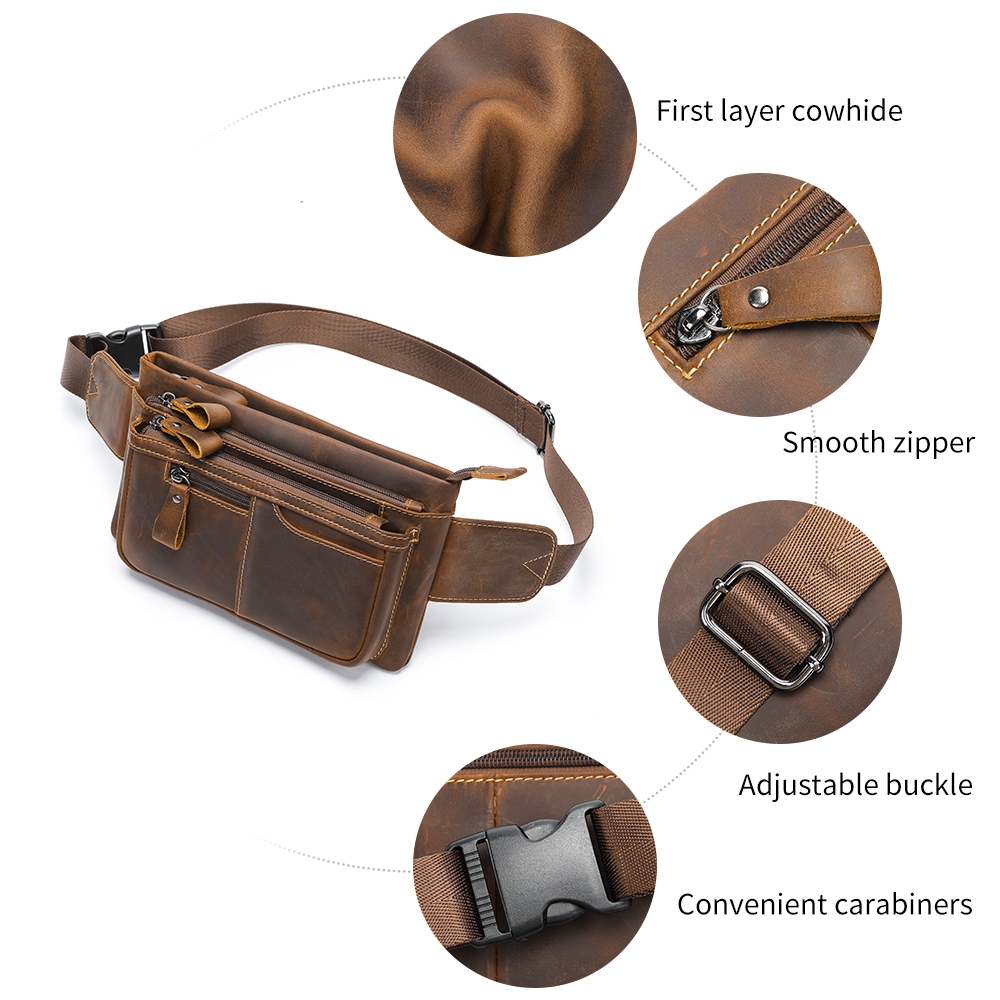 Geanta pentru barbati, Korin GT3795, piele naturala, Maro - imagine 4