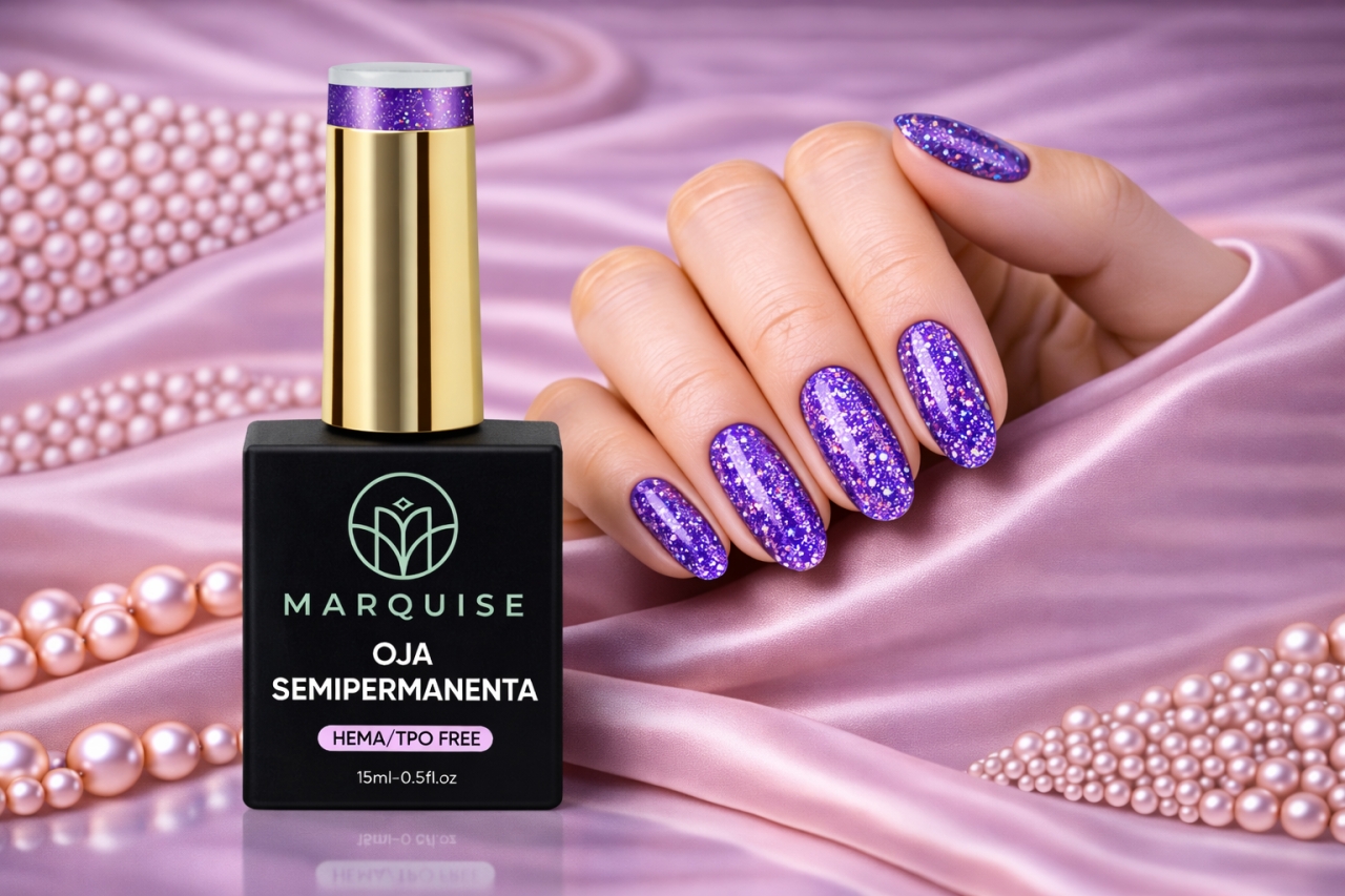 Oja semipermanenta HEMA/TPO FREE, Marquise, Fantasy J969, 15 ml - imagine 2