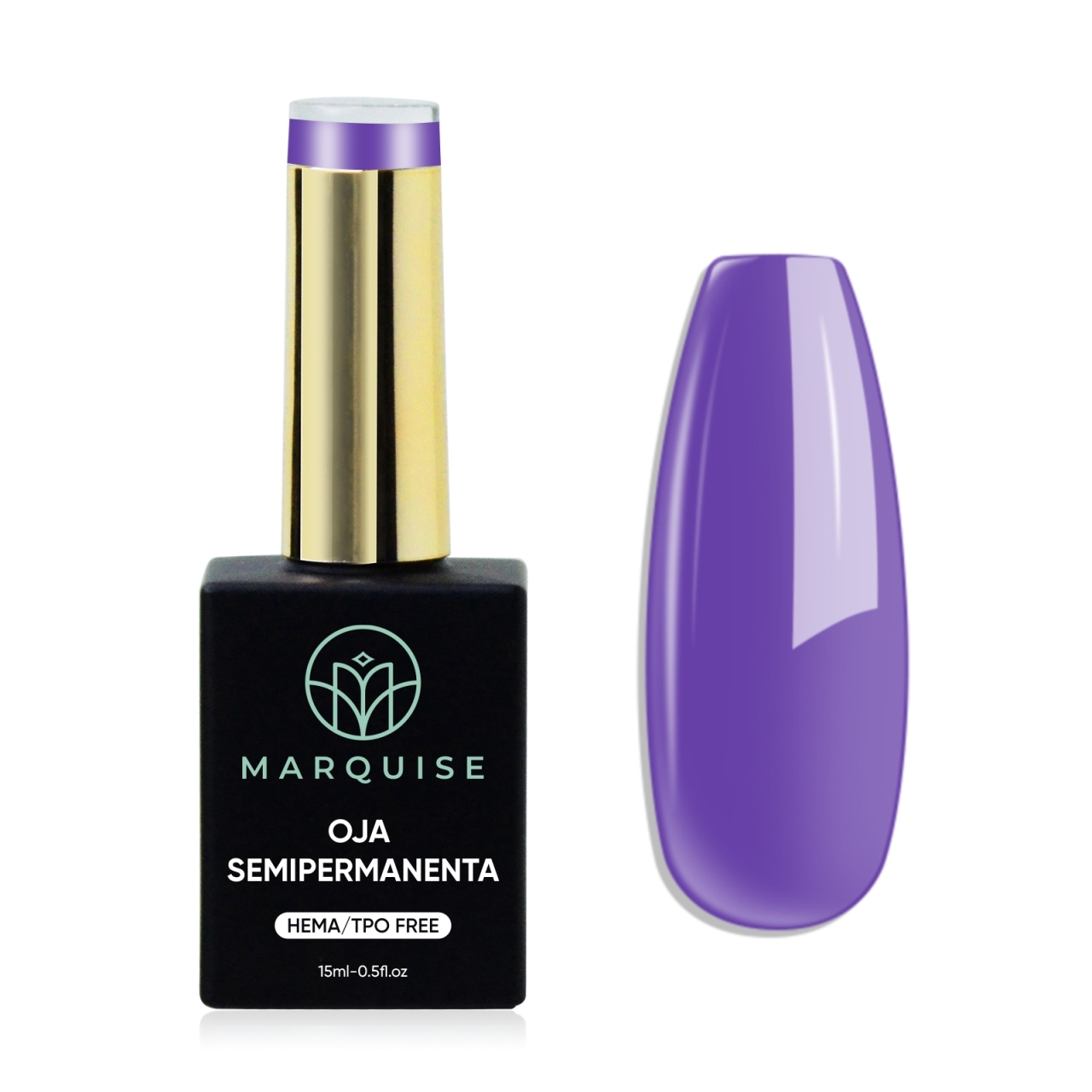 Oja semipermanenta HEMA/TPO FREE, Marquise, Pure Color JY308, 15 ml