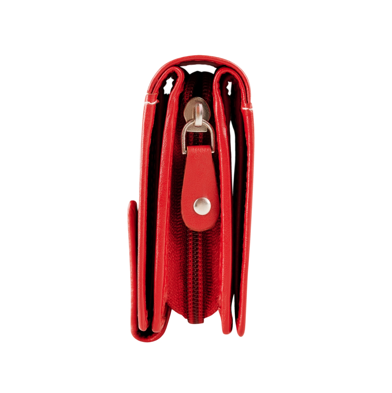 Portofel dama Delis, Aerith PT1427, piele naturala, Rosu - 3 | YEO