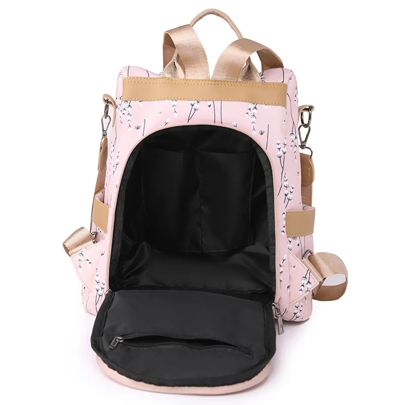 Rucsac dama, Ulyana GT2512, antifurt, Albastru