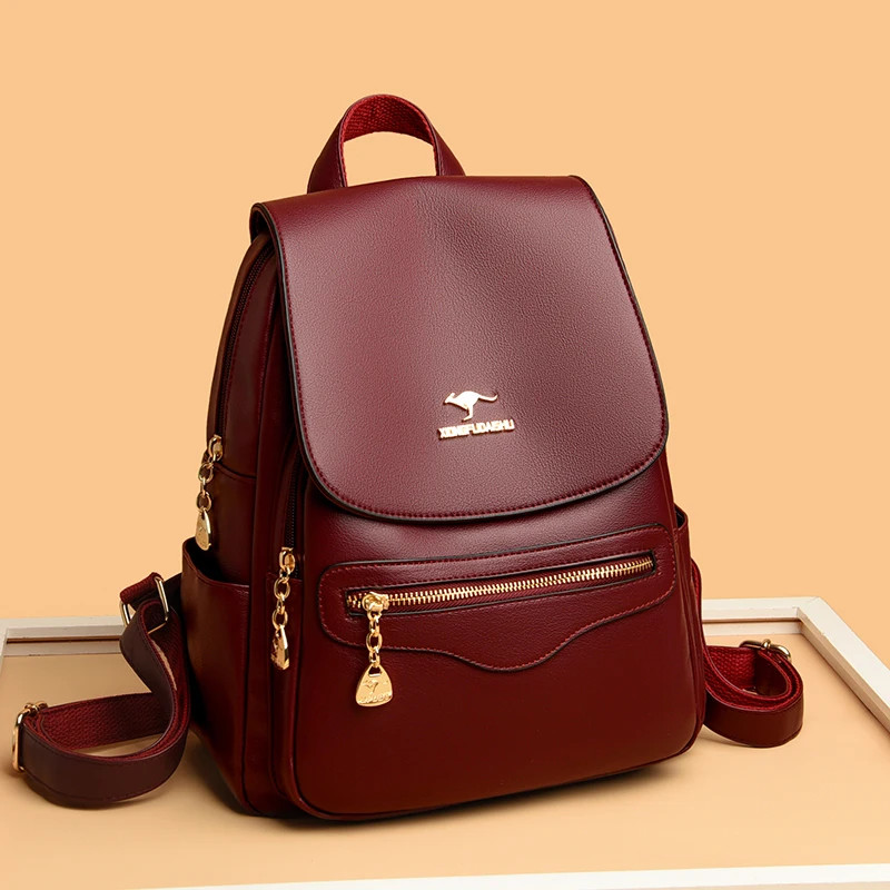 Rucsac de dama, Winona GT2852, Bordo - 2 | YEO