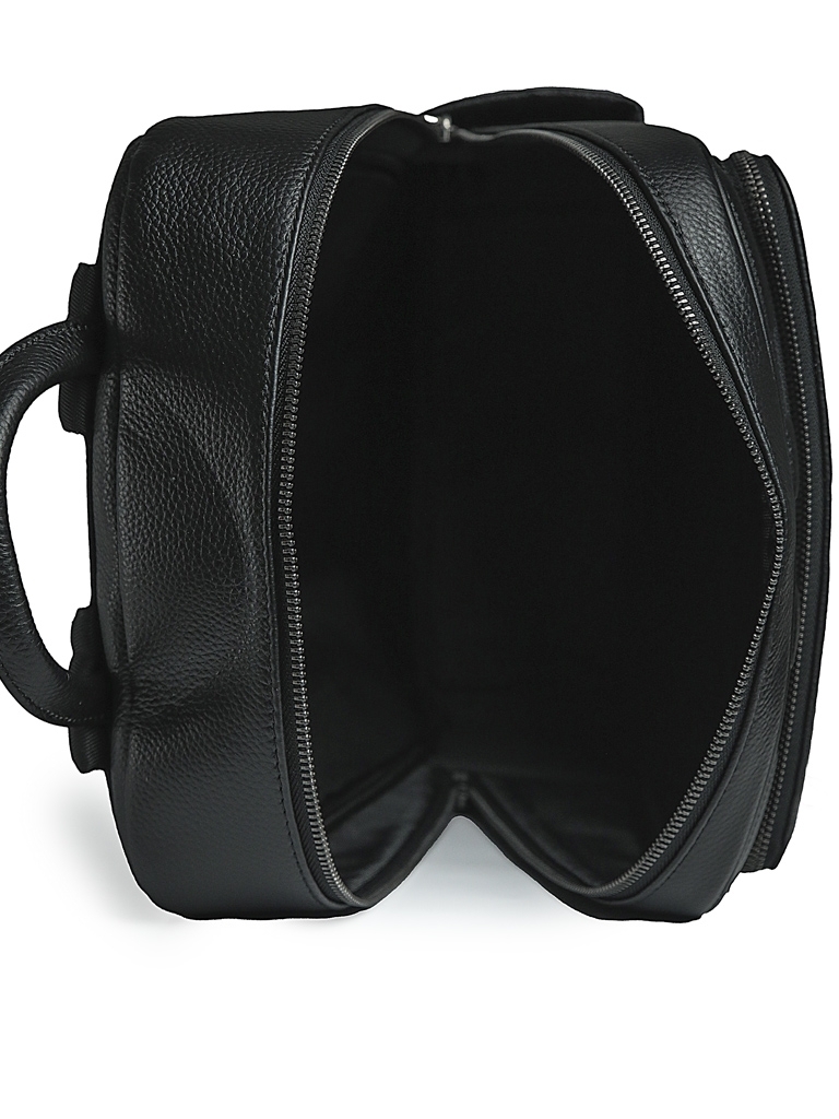 Rucsac pentru barbati, 30029-3, piele naturala, Negru - imagine 2