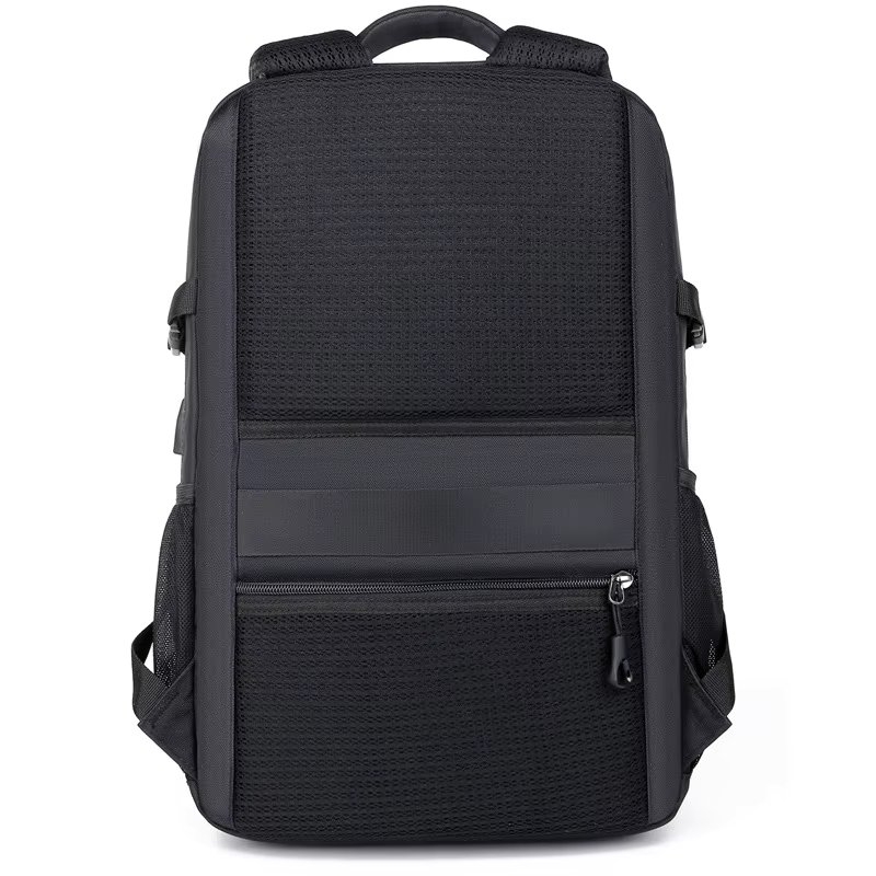 Rucsac unisex, Zerian GT3745, port USB, Negru - 3 | YEO