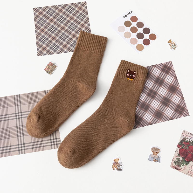 Set 5 perechi de sosete pentru dama, SS072, Multicolor, marime universala (35-39) - 1 | YEO