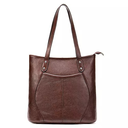 Geanta dama, Anaya GT1519, piele naturala, model maro