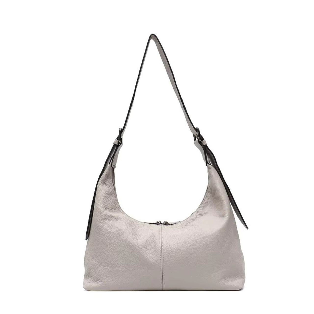 Geanta dama, Zireen GT3359, piele naturala, Crem