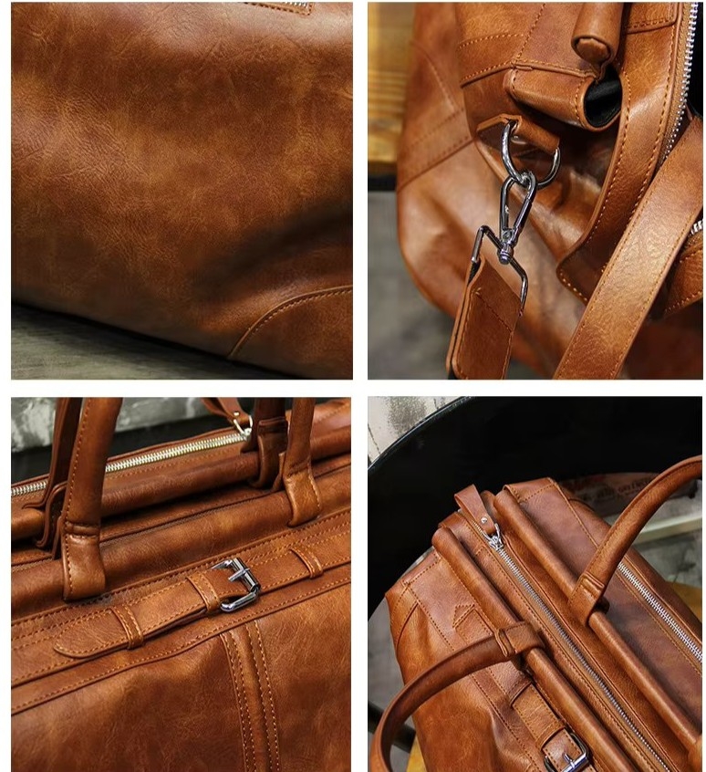 Geanta de calatorie unisex, Enara GT3474, Maro - 2 | YEO