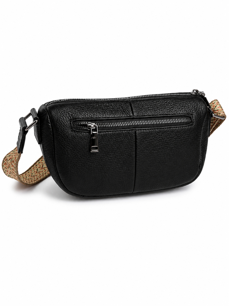 Geanta de dama, 5016, piele naturala, Neagra - imagine 2