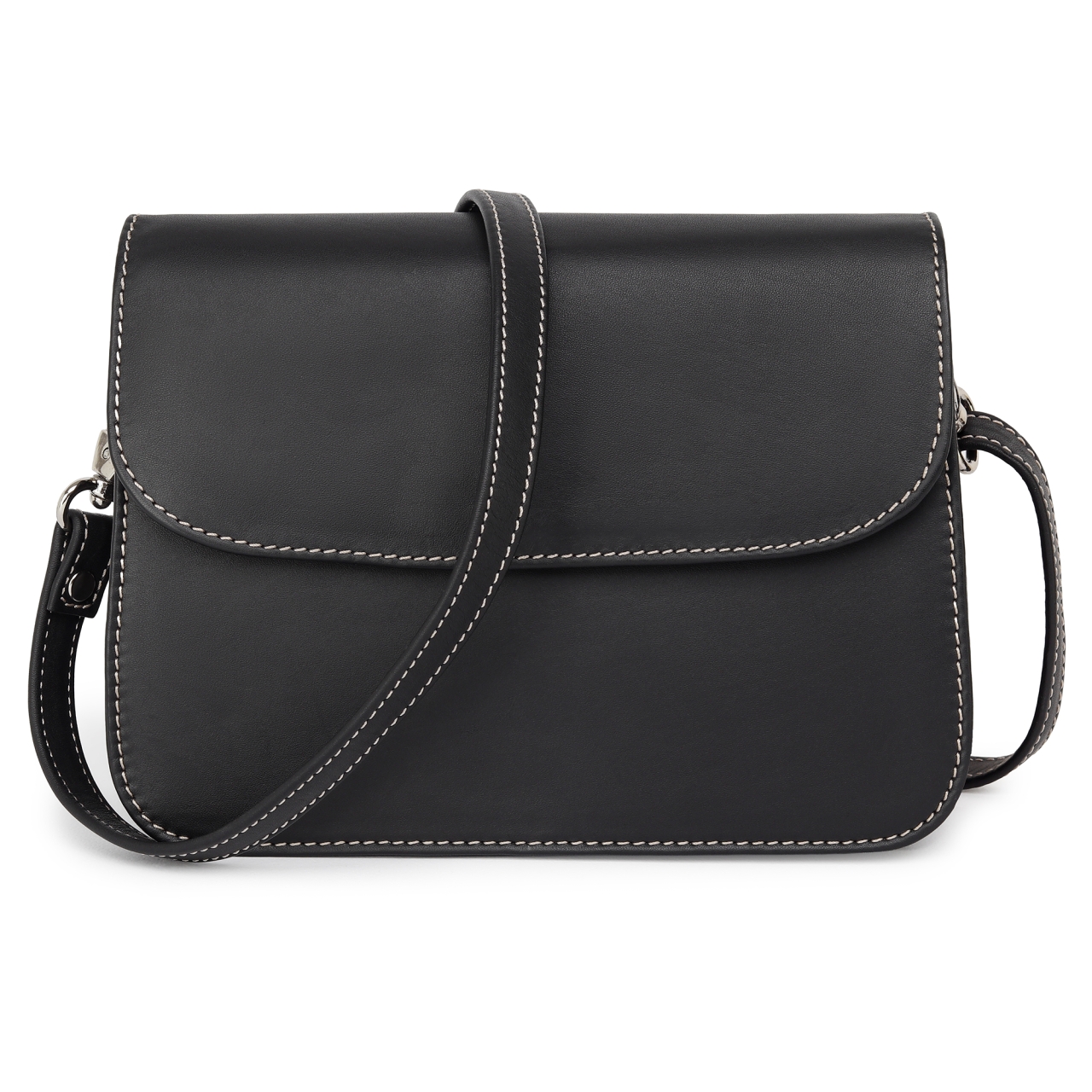 Geanta de dama, Amely GT3878, piele naturala, Negru