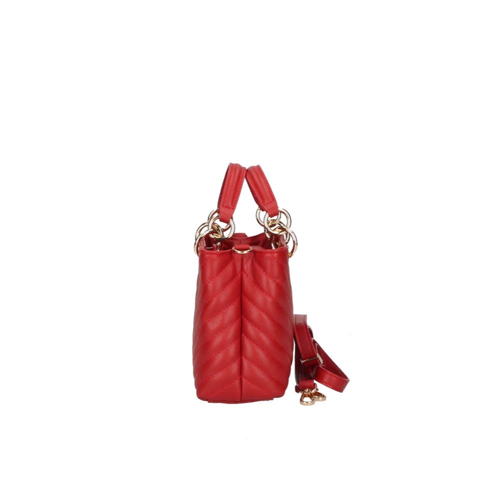 Geanta de dama, Ellvira GT3784, piele naturala, Rosu - 3 | YEO
