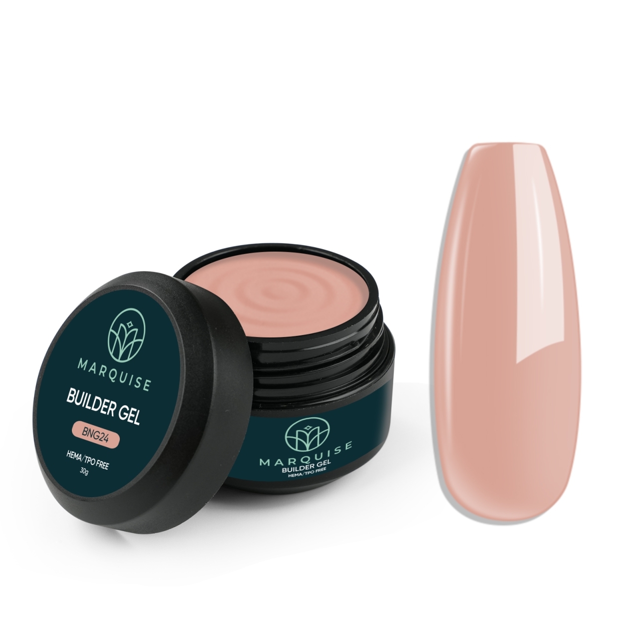 Gel UV Constructie Unghii HEMA/TPO FREE, Marquise, BNG24, 30 g