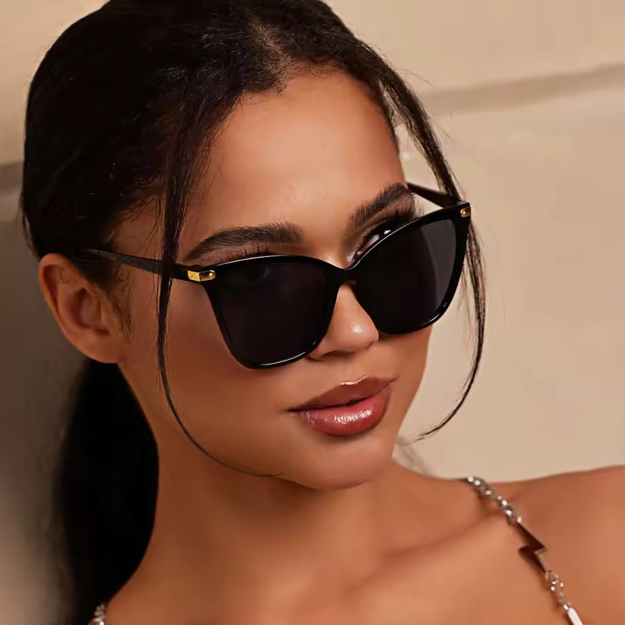 Ochelari de soare pentru femei, SG131, Negru