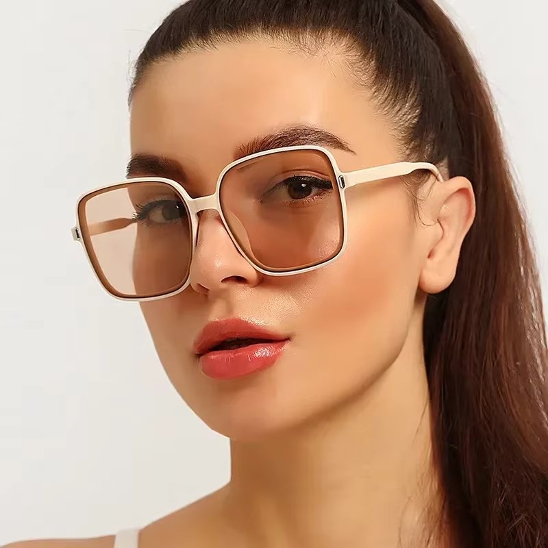 Ochelari de soare pentru femei, SG139, Alb/Albastru - 1 | YEO