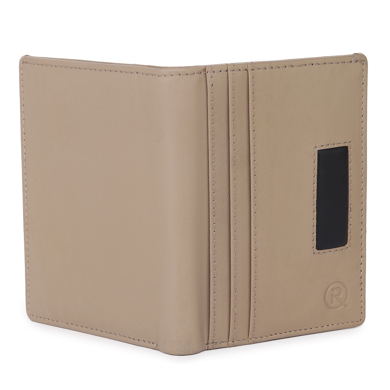 Portofel barbati Ronno, Anghel PT1444, piele naturala, Bej - imagine 3