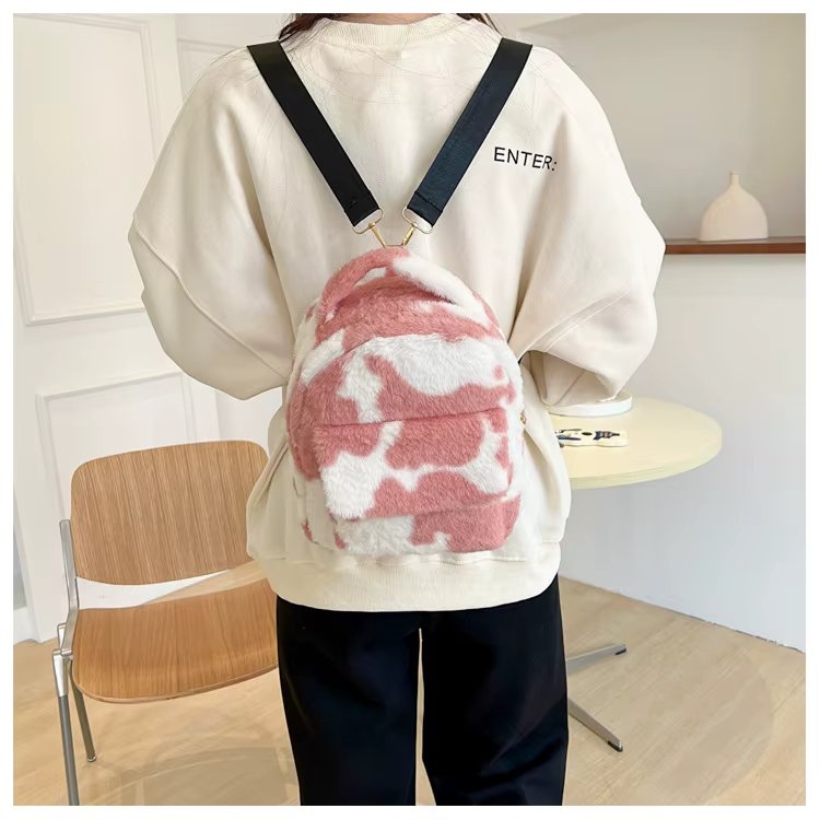 Rucsac dama, Arlenis GT3716, Roz/Alb - 1 | YEO