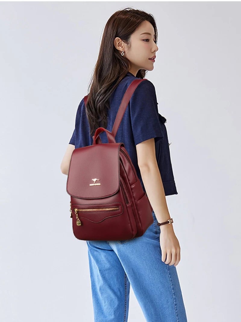 Rucsac de dama, Winona GT2852, Bordo - 1 | YEO