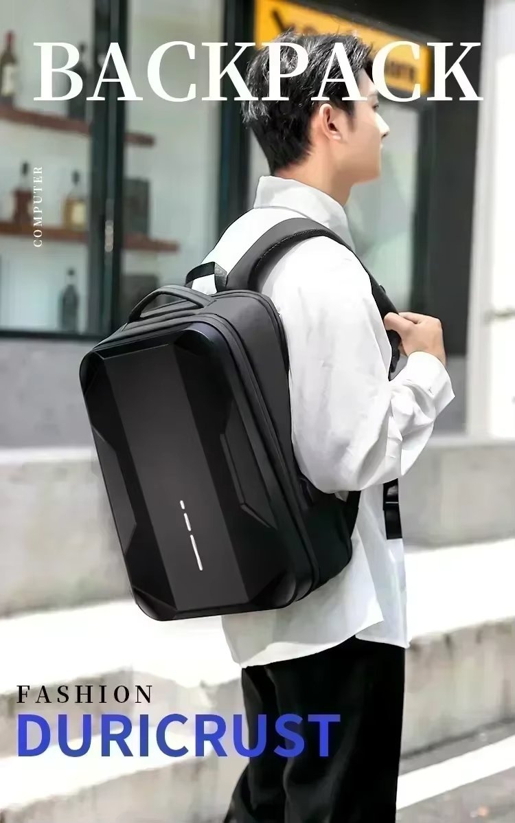 Rucsac unisex, Daryen GT3758, port USB, Negru - 1 | YEO