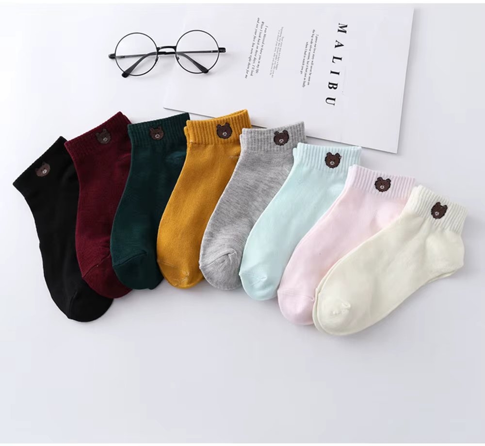 Set 5 perechi de sosete pentru dama, SS126, Negru, marime universala (35-39) - 3 | YEO
