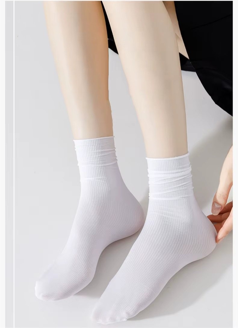 Sosete pentru dama, SS063, Crem, marime universala (35-39) - 1 | YEO