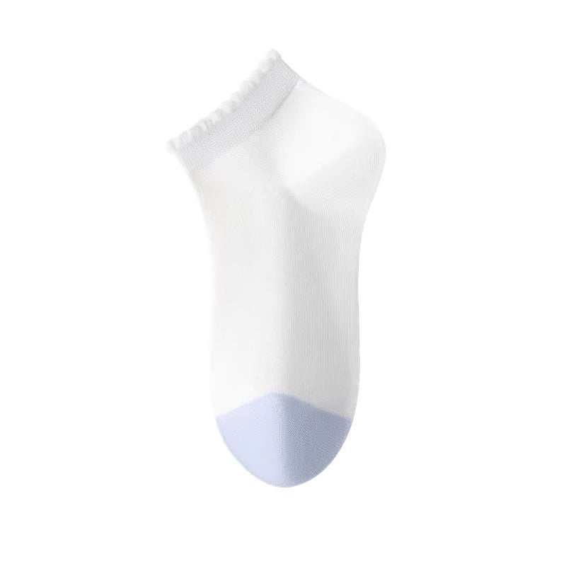 Sosete pentru dama, SS197, Alb, marime universala (35-39)