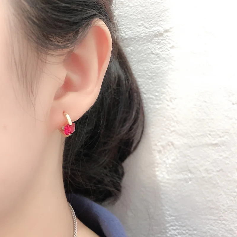 Cercei argint 925, JW1053, model elegant, placati cu aur - 1 | YEO