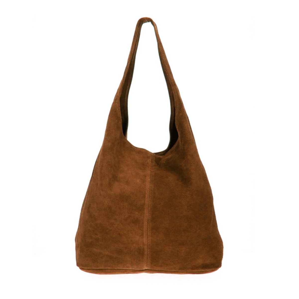 Geanta dama Monica GT3771, piele intoarsa, maro