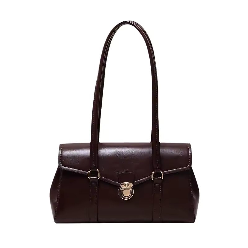 Geanta dama vintage Solena GT4008, Coffee