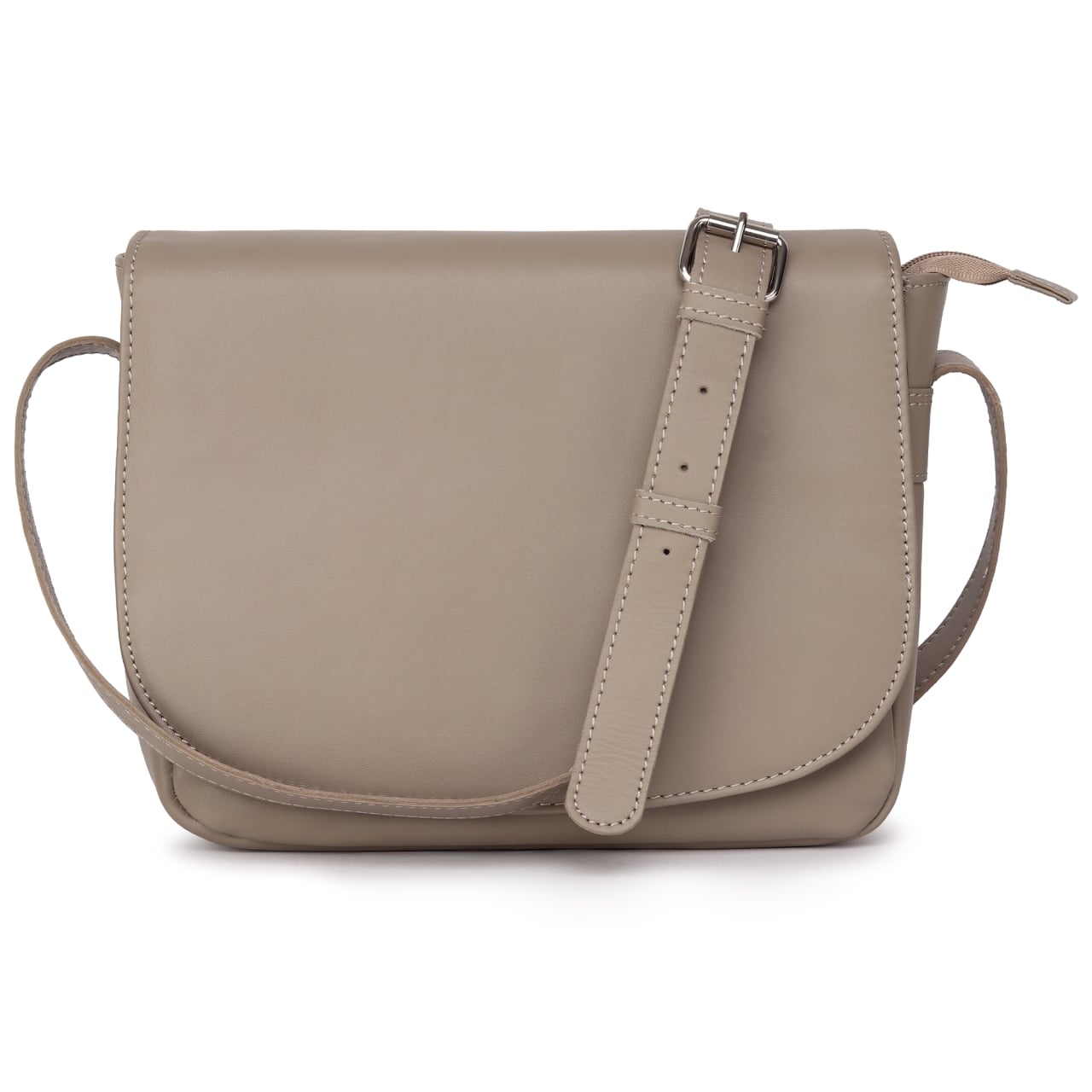 Geanta de dama, Aida GT3861, piele naturala, Bej