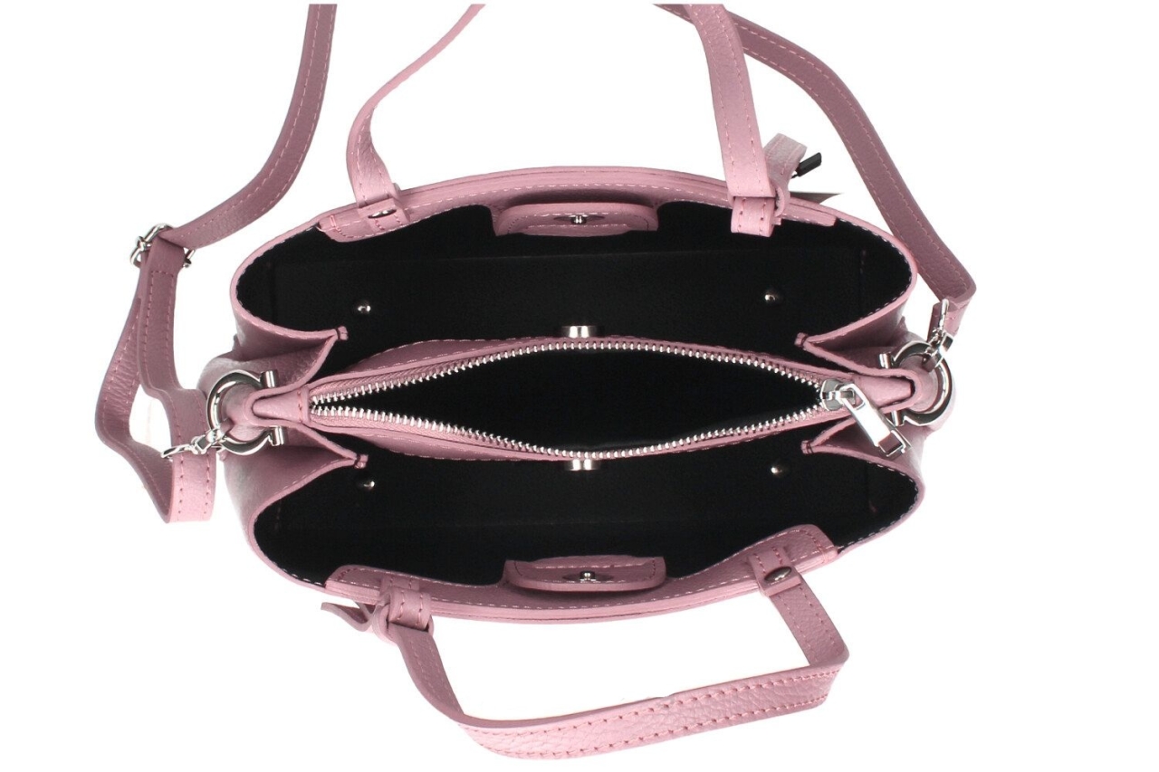 Geanta de dama, Bonita GT3796, piele naturala, Cognac