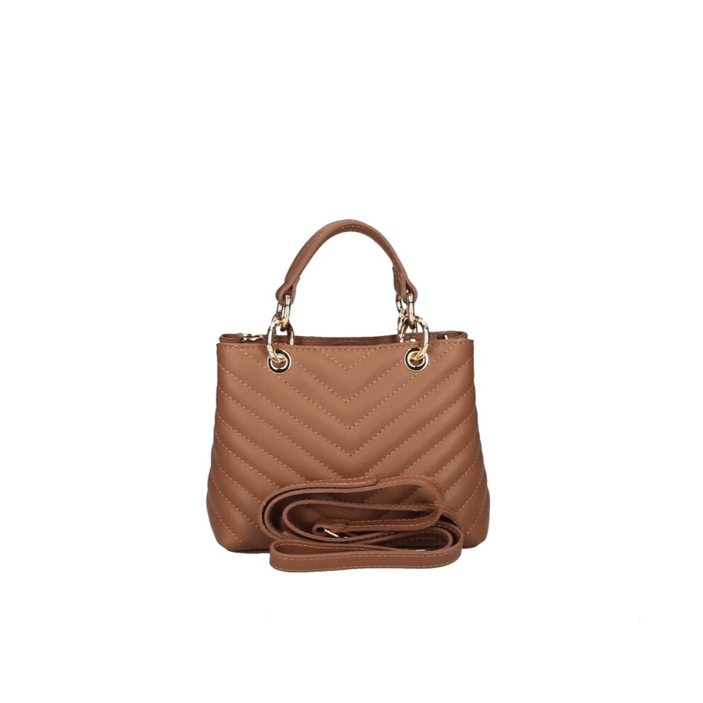Geanta de dama, Ellvira GT3782, piele naturala, Cognac - 1 | YEO