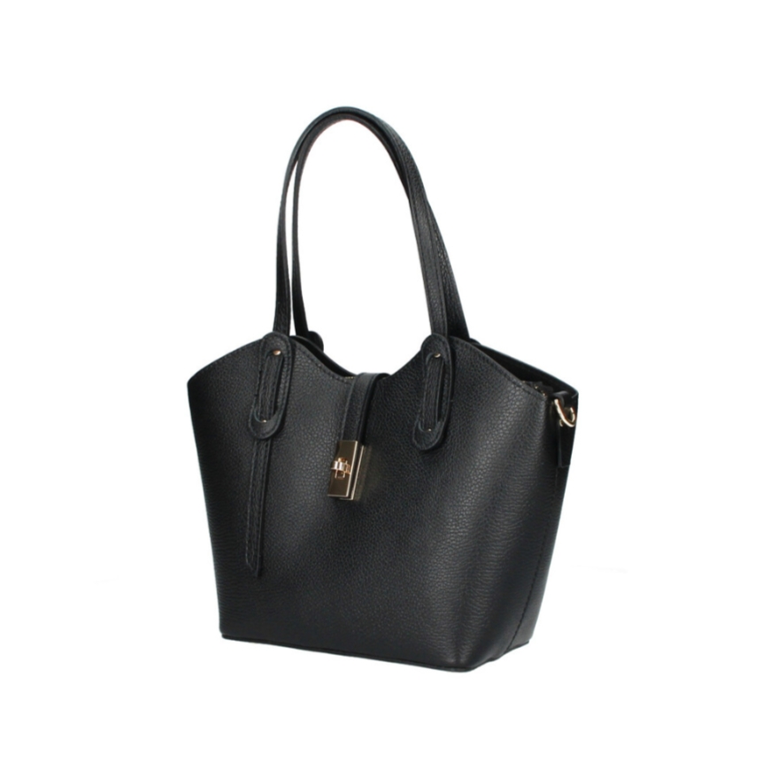 Geanta de dama, Giuly GT3789, piele naturala, Negru - 1 | YEO