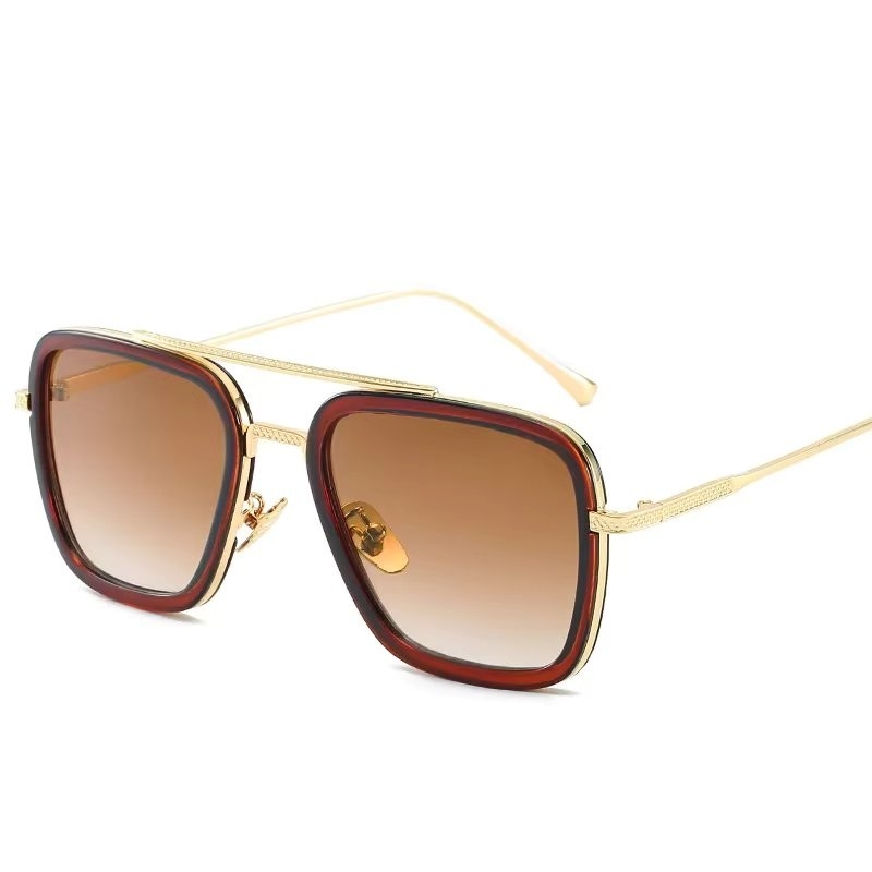 Ochelari de soare unisex, SG167, Maro