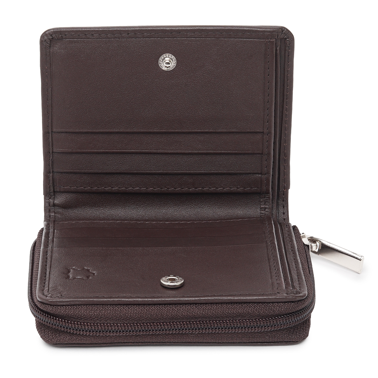 Portofel dama Marquise, Katharine PT1463, piele naturala, Maro - imagine 4