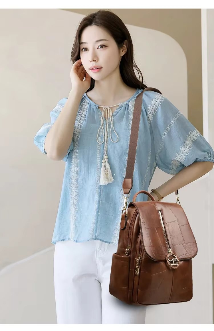 Rucsac dama, Auralie GT3598, Maro - 1 | YEO