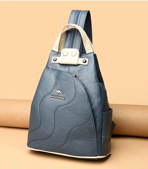 Rucsac dama, Viella GT3594, Albastru/Crem - 2 | YEO