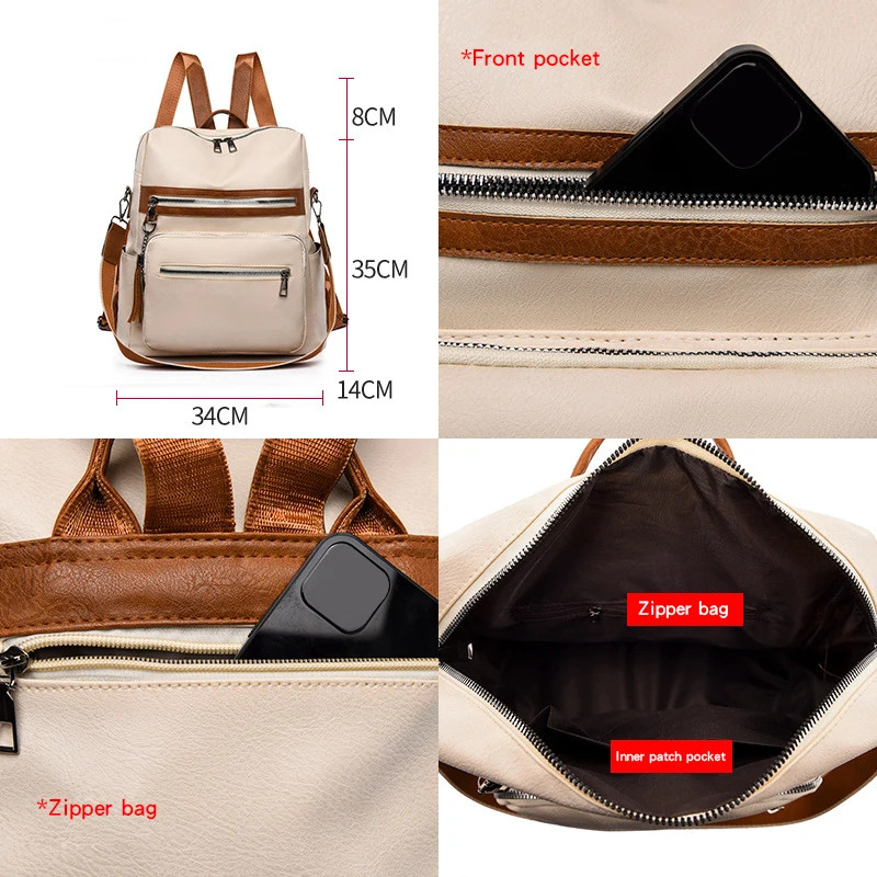Rucsac de dama, Celandine GT2608, Negru - 2 | YEO