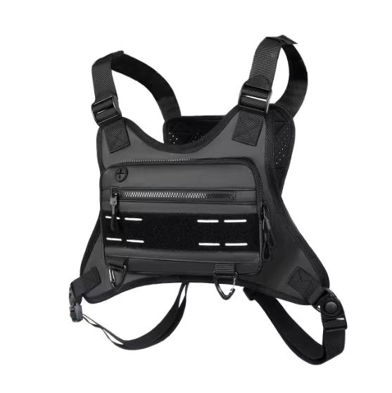 Rucsac tip vesta unisex, Rhydan GT3761, Negru - 3 | YEO
